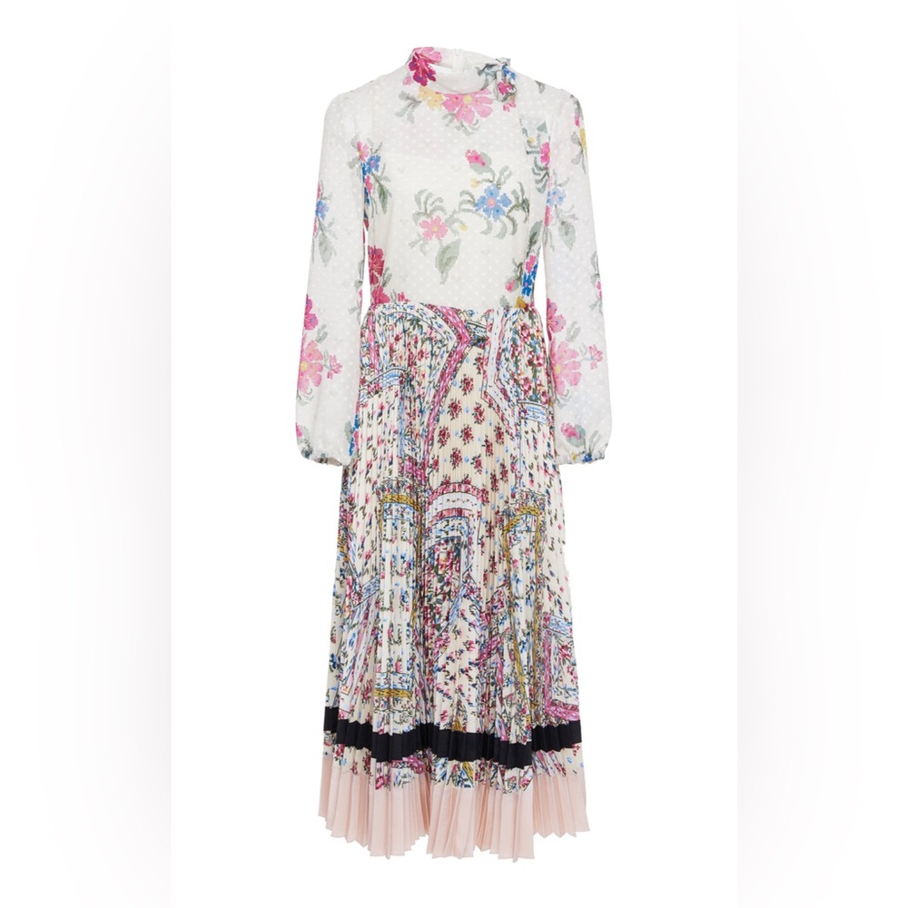 Authentic STUNNING RED Valentino Floral Maxi Dress